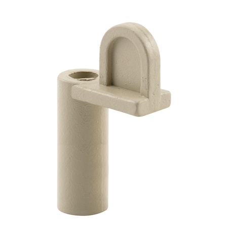Prime-Line Diecast Zinc 1-3 in. Offset Window Screen Clip, Almond, PK12 L 5696